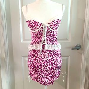 Minidress with straps